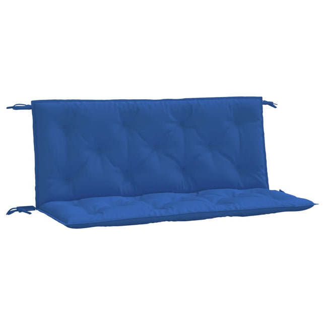 hynder til havebænk 2 stk. 120x50x7 cm oxfordstof blå