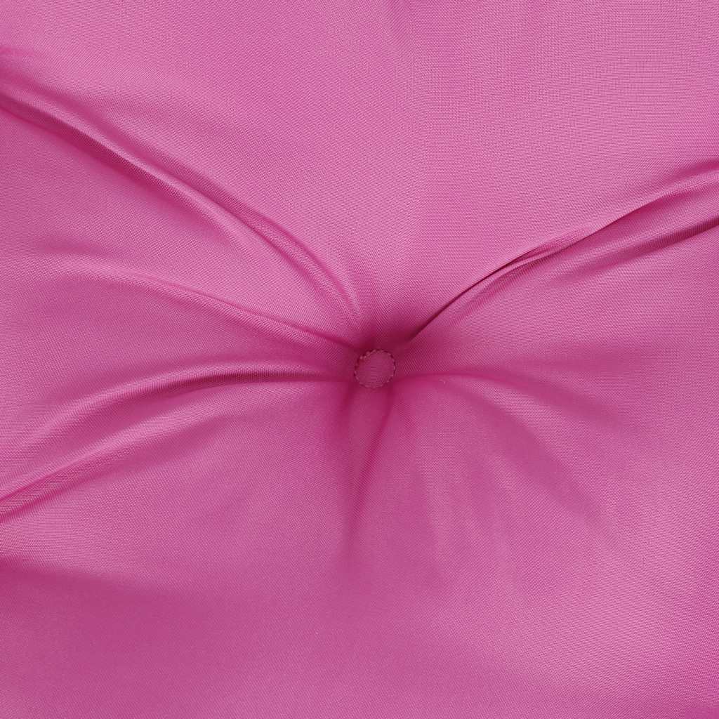 hynder til havebænk 2 stk. 2 stk. 120x50x7 cm stof pink