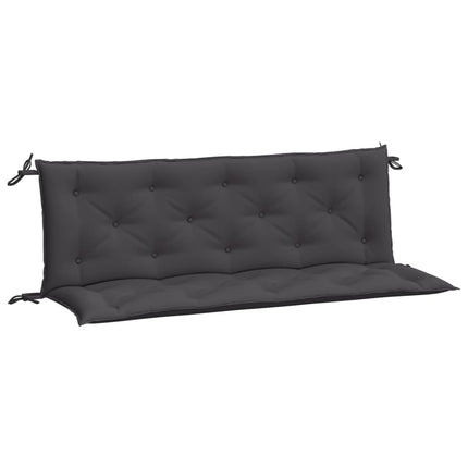 hynder til havebænk 2 stk. 150x50x7 cm oxfordstof antracitgrå