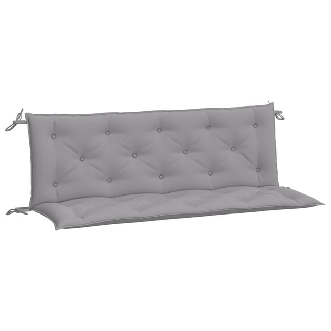 hynder til havebænk 2 stk. 150x50x7 cm oxfordstof grå