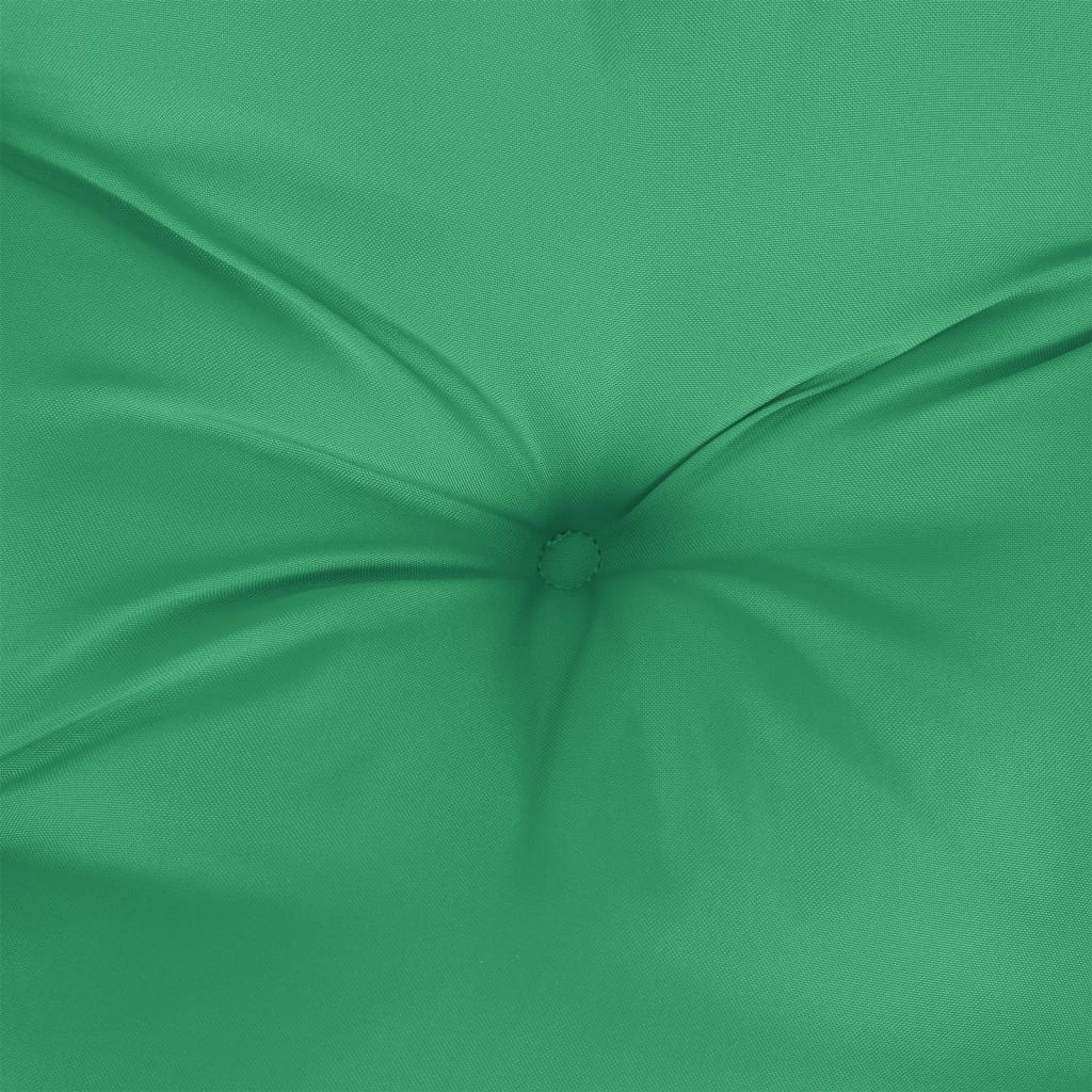 hynder til havebænk 2 stk. 150x50x7 cm oxfordstof grøn