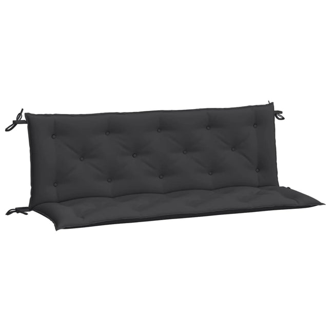 hynder til havebænk 2 stk. 150x50x7 cm oxfordstof sort