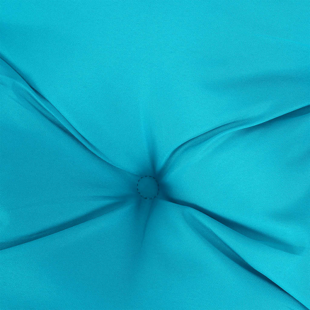 hynder til havebænk 2 stk. 2 stk. 150x50x7 cm stof turkis