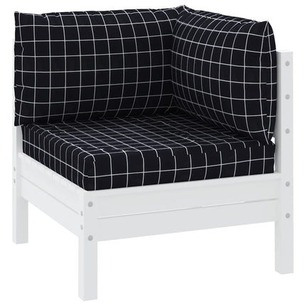 pallehynder 3 stk. oxfordstof ternet sort