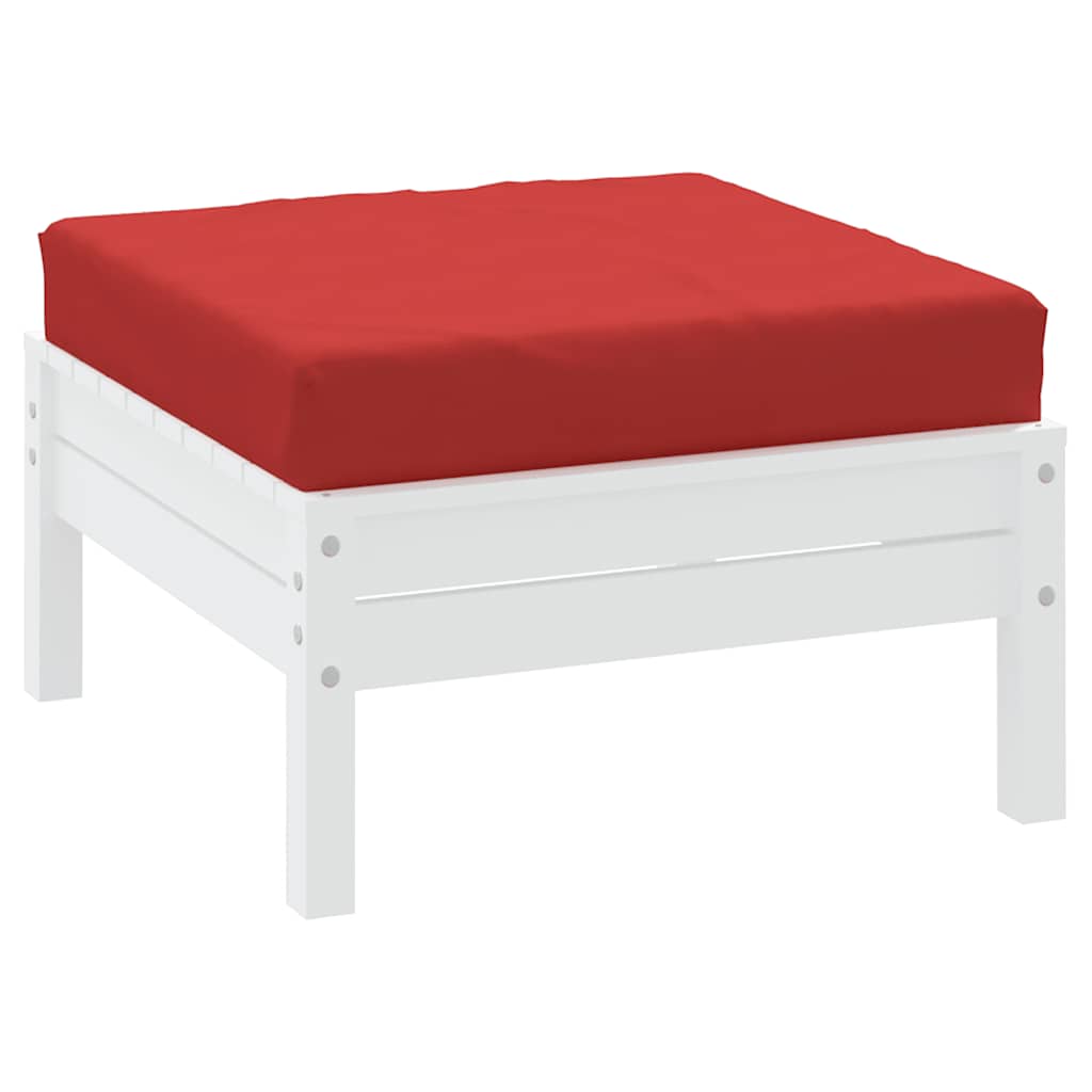 pallehynde 60x60x9,5 cm oxfordstof rød