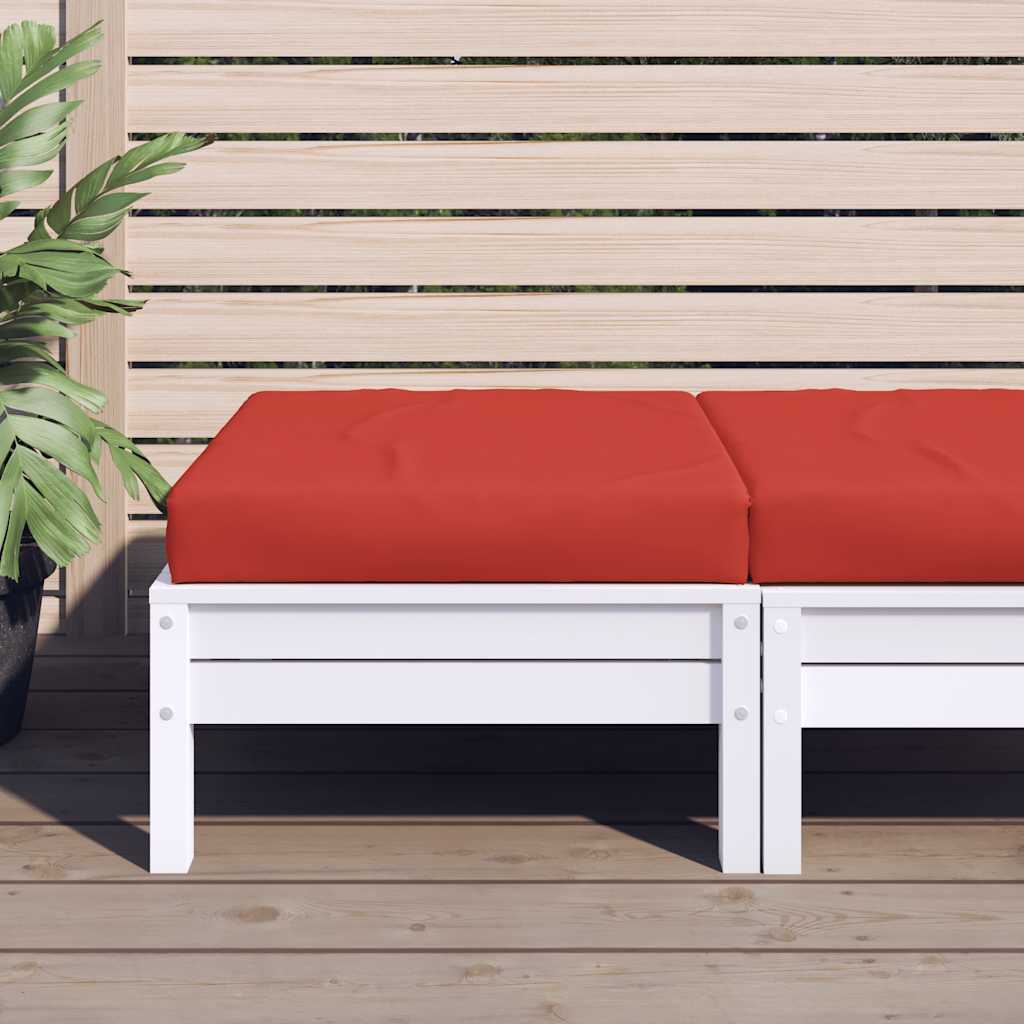 pallehynde 60x60x9,5 cm oxfordstof rød