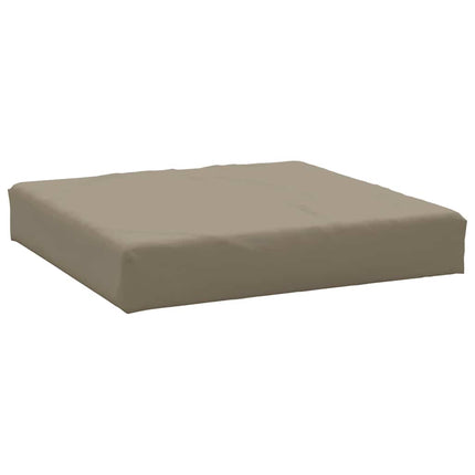 pallehynde 60x60x9,5 cm oxfordstof gråbrun