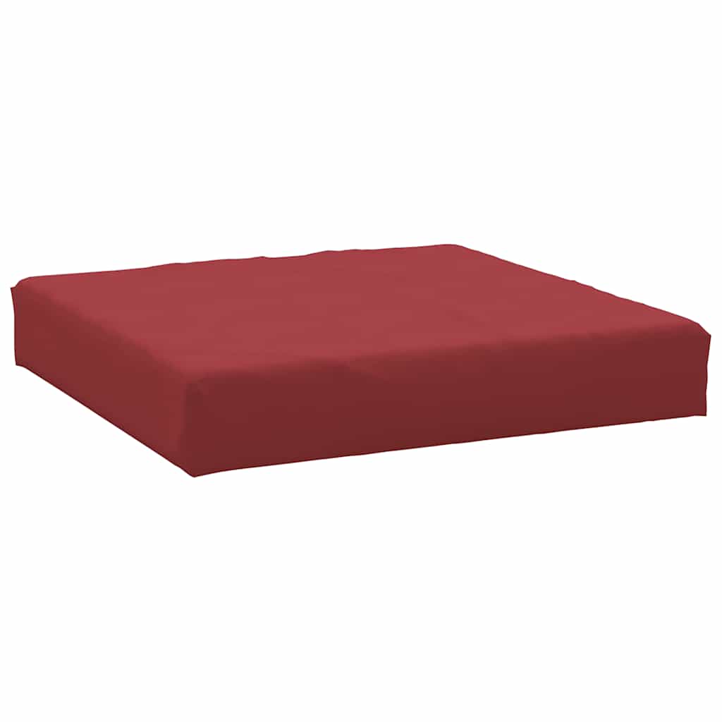 pallehynde 60x60x9,5 cm oxfordstof vinrød