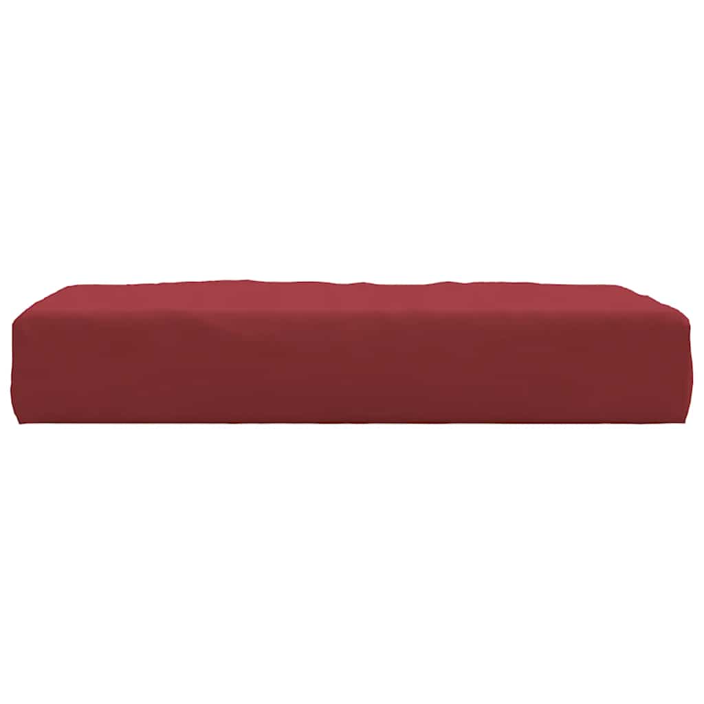 pallehynde 60x60x9,5 cm oxfordstof vinrød