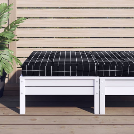 pallehynde 60x60x8 cm oxfordstof ternet sort