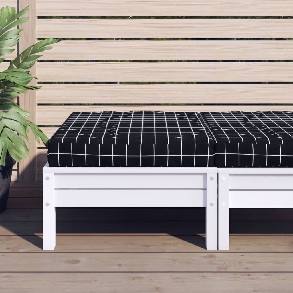 pallehynde 60x60x8 cm oxfordstof ternet sort