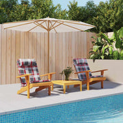 Stolehynder Ternet 2 pcs Rød Tjek 58 x 77 x 4,5 cm Oxford stof