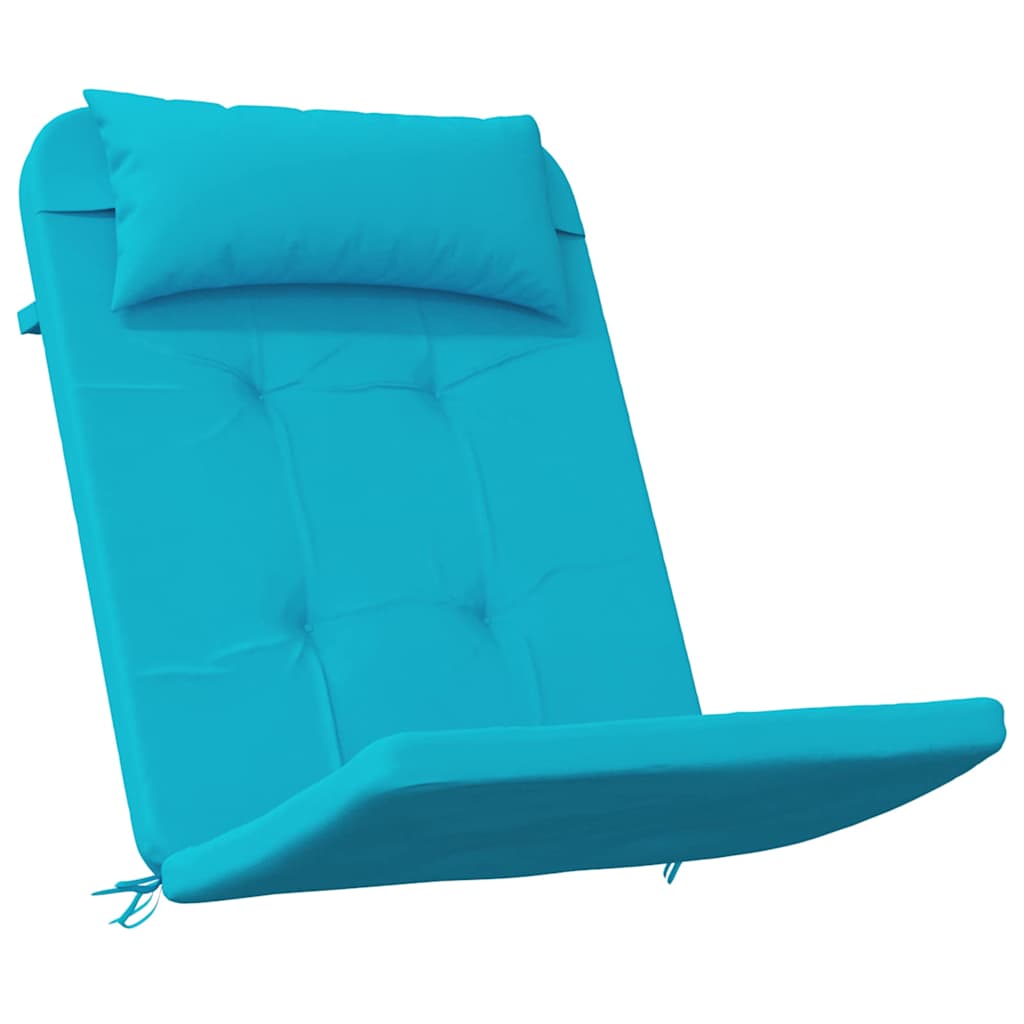 Stolehynder Ensfarvet 2 pcs Turkis 58 x 77 x 4,5 cm Oxford stof