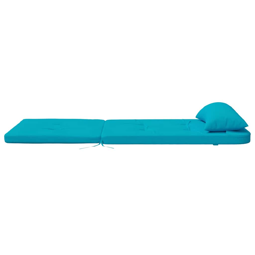 Stolehynder Ensfarvet 2 pcs Turkis 58 x 77 x 4,5 cm Oxford stof