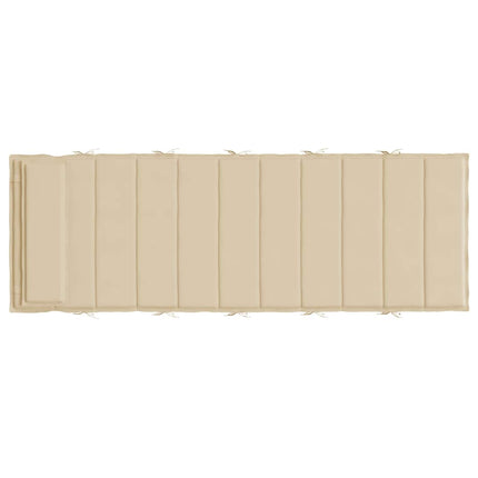 hynde til liggestol 180x60x4 oxfordstof beige