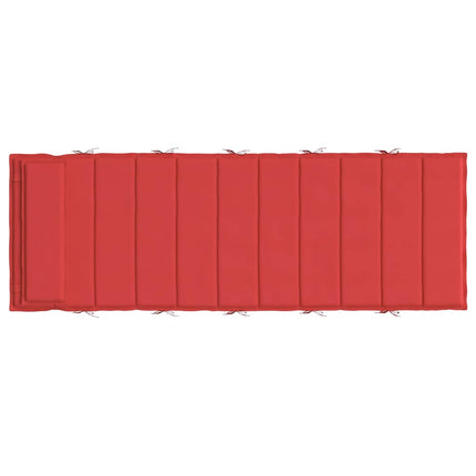 hynde til liggestol 180x60x4 cm oxfordstof rød