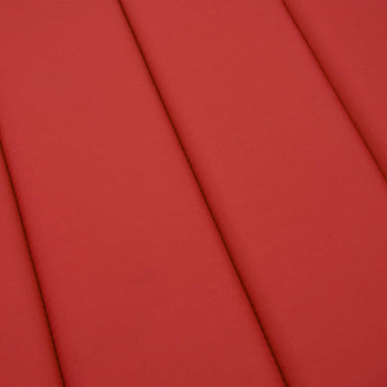 hynde til liggestol 180x60x4 cm oxfordstof rød