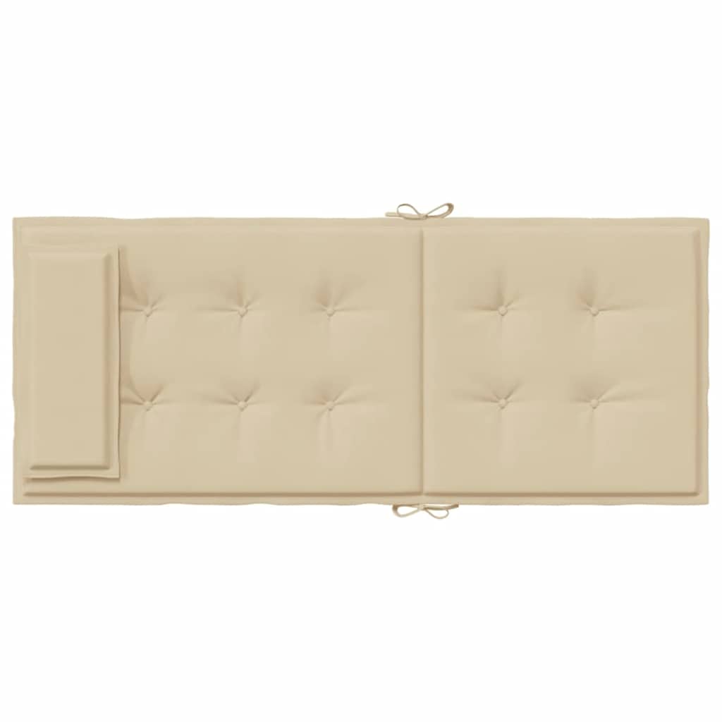 stolehynder m. høj ryg 4 stk. oxfordstof beige