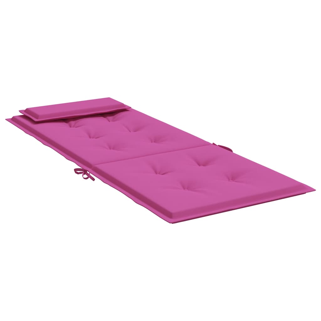 stolehynder m. høj ryg 4 stk. oxfordstof pink