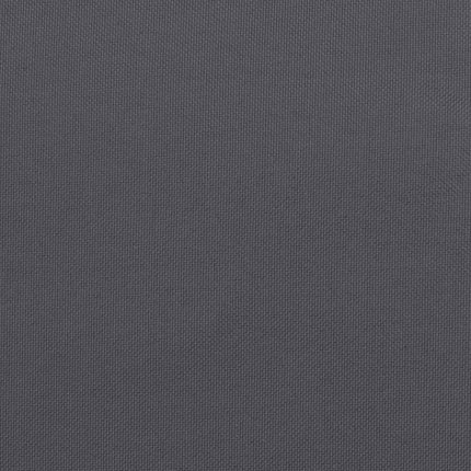rund hynde Ø100x11 cm oxfordstof antracitgrå