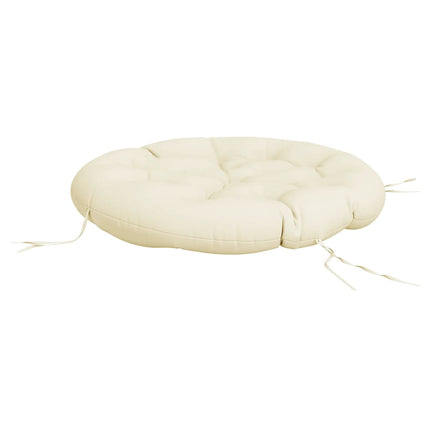 rund hynde Ø100x11 cm oxfordstof cremefarvet