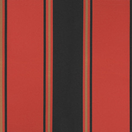 foldemarkise 4x3 m stof og aluminium orange og brun