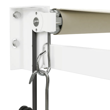 foldemarkise 4,5x3 m automatisk betjening cremefarvet