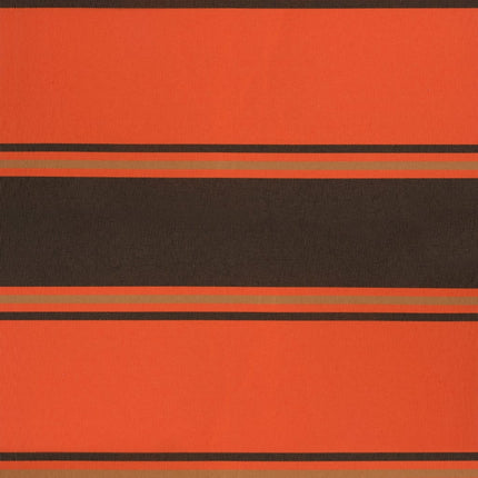foldemarkise 3x2,5 m automatisk betjening orange og brun