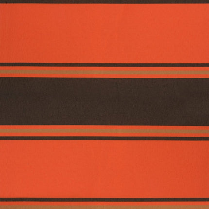 foldemarkise 4,5x3 m automatisk betjening orange og brun