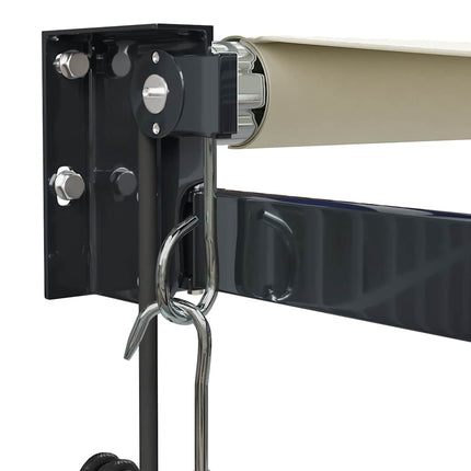 foldemarkise 4x3 m automatisk betjening cremefarvet
