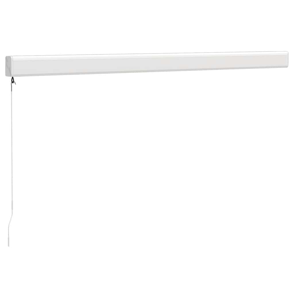 foldemarkise manuel betjening 3,5x2,5 m stof aluminium gul hvid