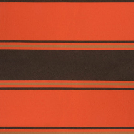 foldemarkise 4,5x3 m stof og aluminium orange og brun