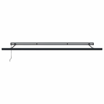 Udtrækkelig markise Gul og Hvid med Anthracite Ramme 4 × 3 m