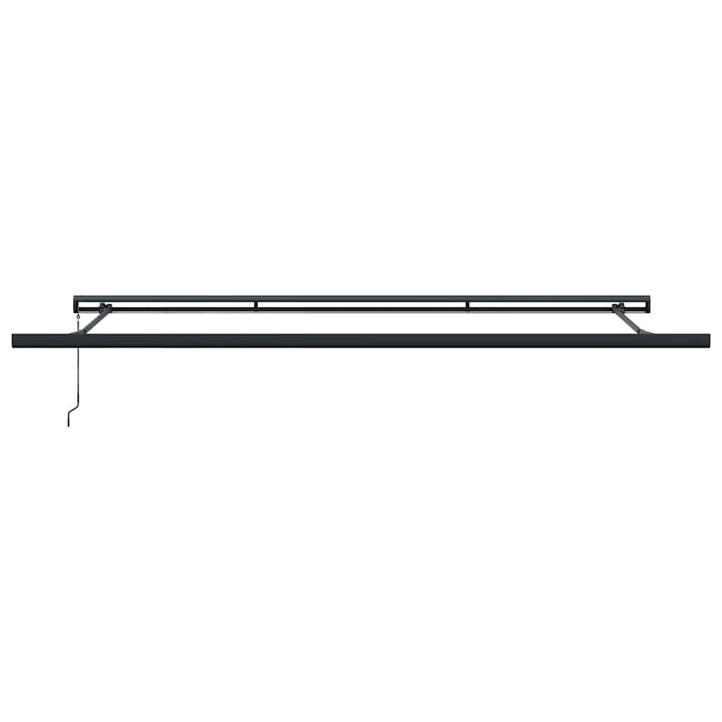 foldemarkise 4,5x3 m stof og aluminium gul og hvid