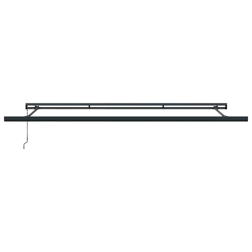 foldemarkise 5x3 m stof og aluminium gul og hvid