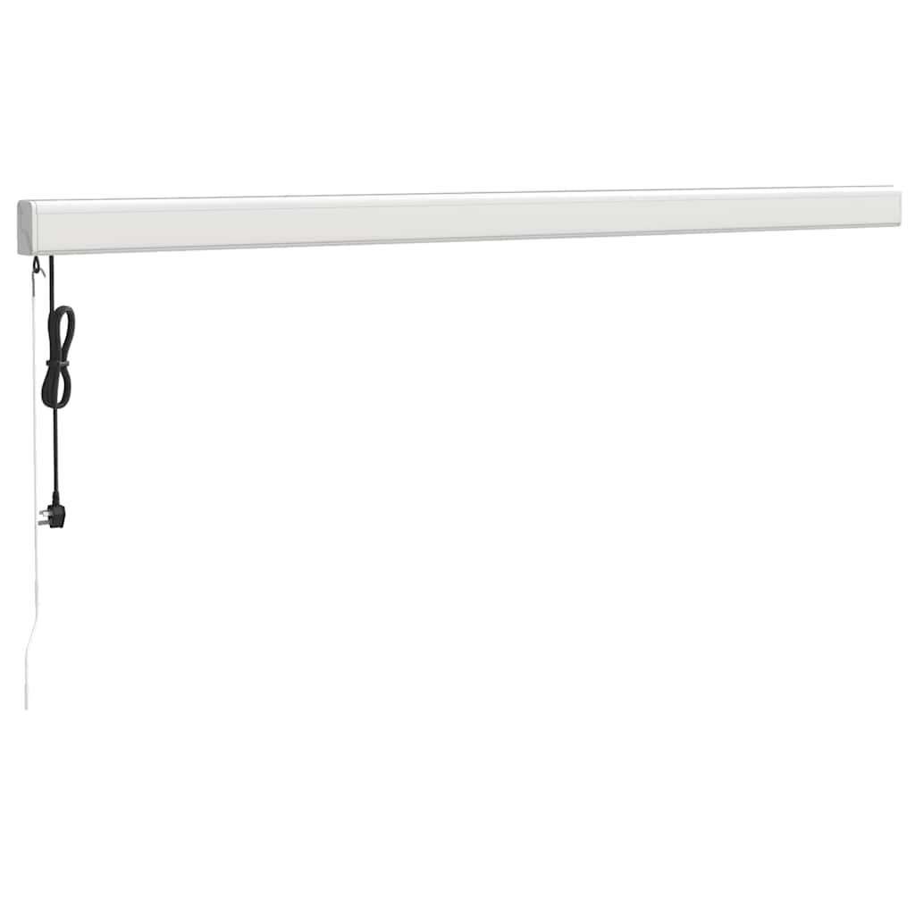 foldemarkise 4x3 m stof og aluminium gul og hvid