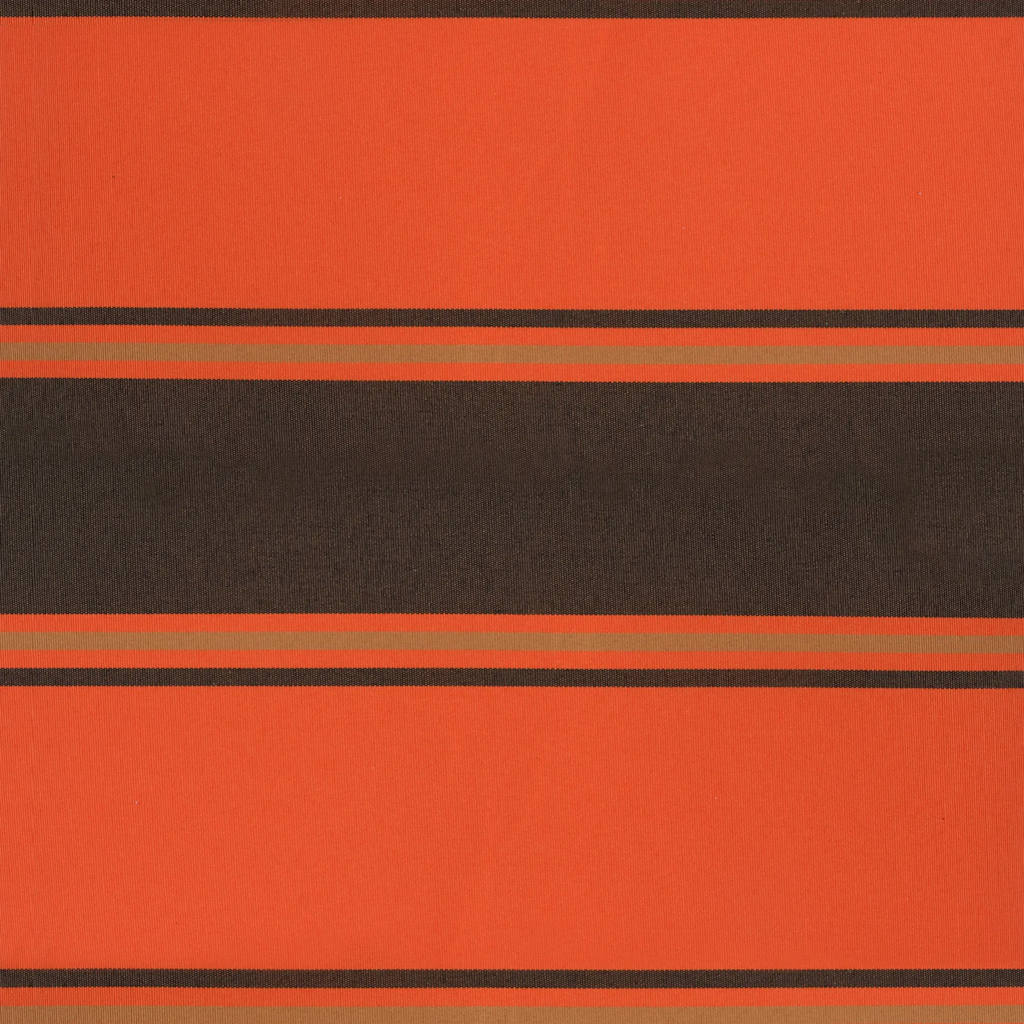 foldemarkise 4,5x3 m stof og aluminium orange og brun