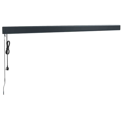 foldemarkise 4,5x3 m stof og aluminium cremefarvet