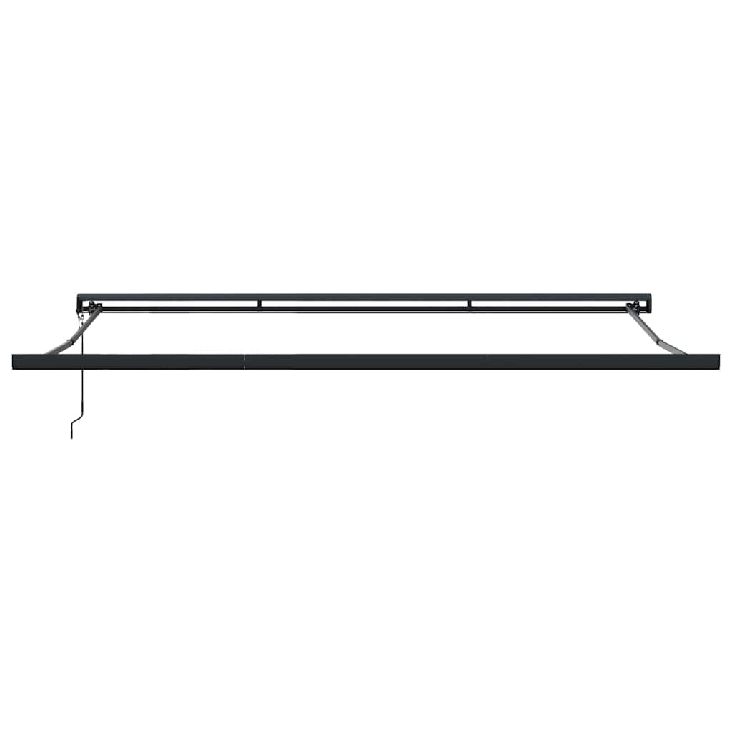 foldemarkise 4x3 m stof og aluminium gul og hvid