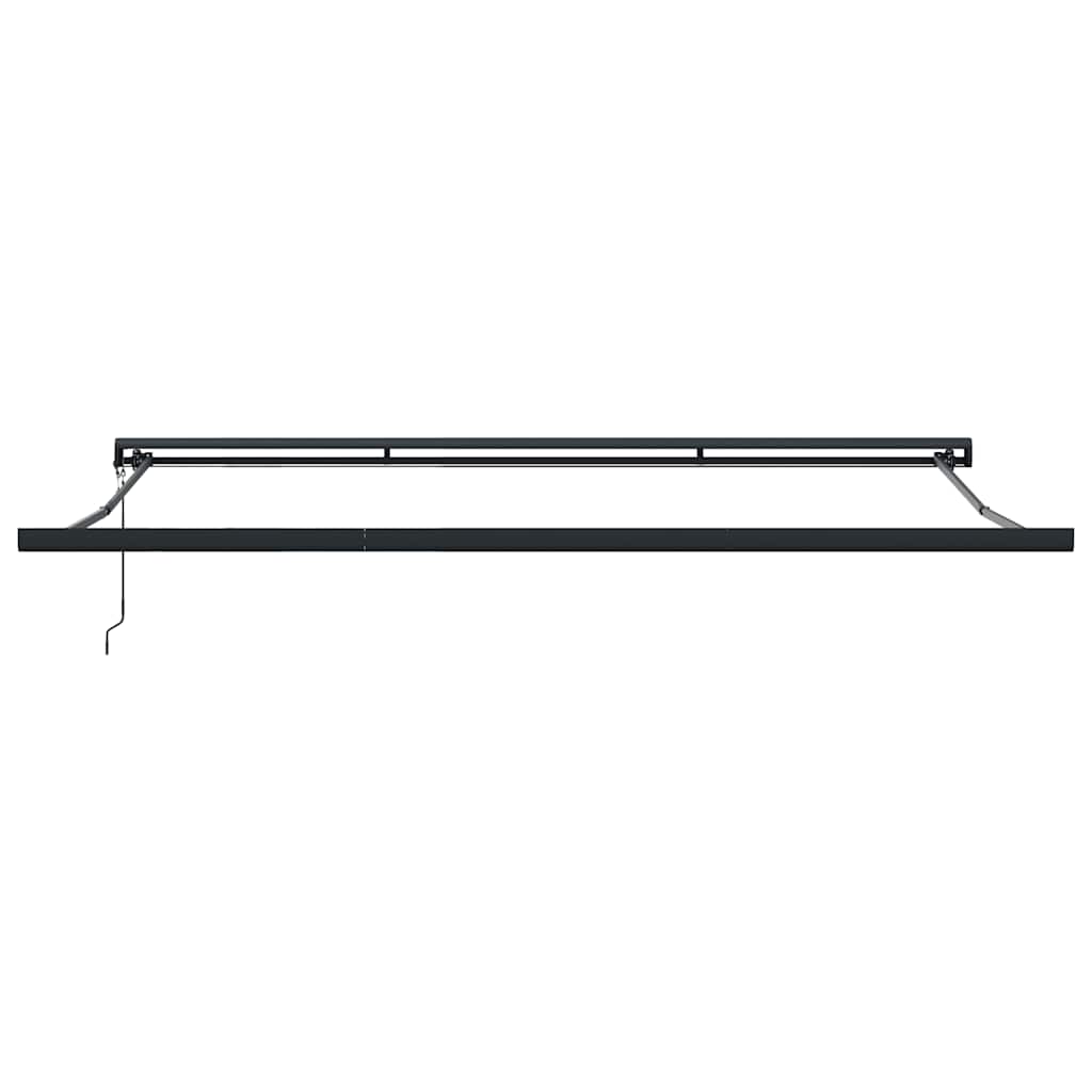 foldemarkise 4,5x3 m stof og aluminium gul og hvid