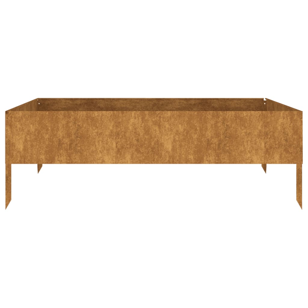 højbed 100x100x33,5 cm cortenstål