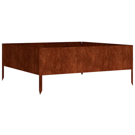 højbed 100x100x41 cm cortenstål