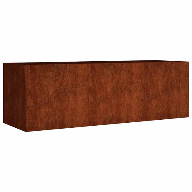 højbed 120x40x40 cm cortenstål
