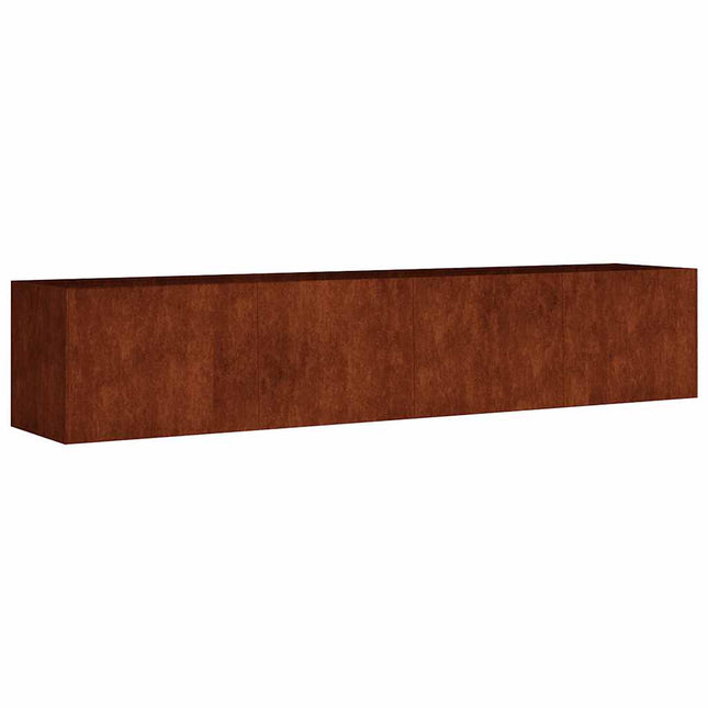 højbed 200x40x40 cm cortenstål
