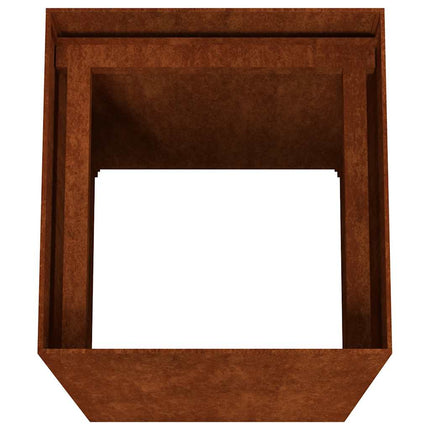 plantekrukke 40x40x80 cm cortenstål