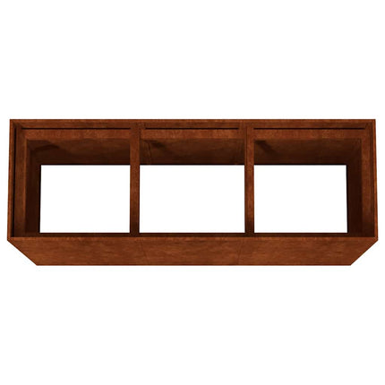 højbed 120x40x80 cm cortenstål