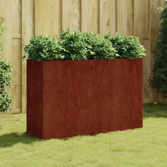 højbed 120x40x80 cm cortenstål