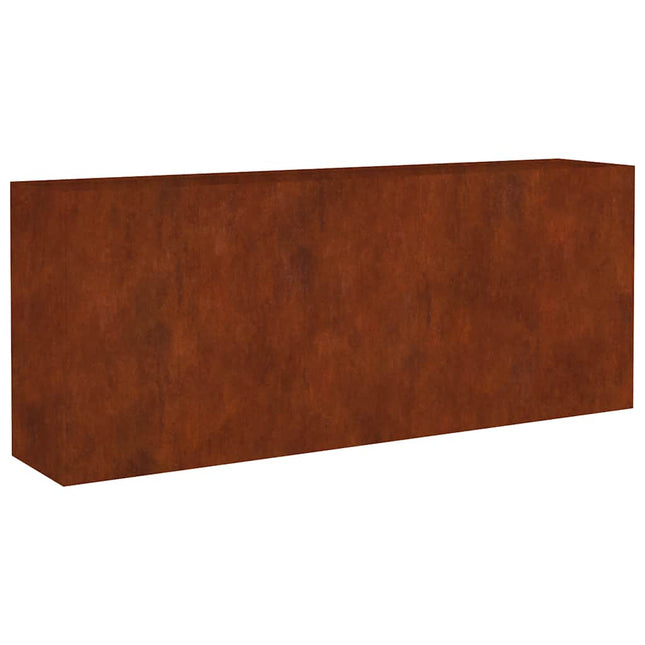 højbed 200x40x80 cm cortenstål