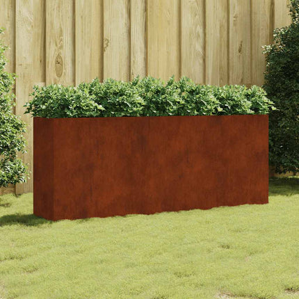 højbed 200x40x80 cm cortenstål