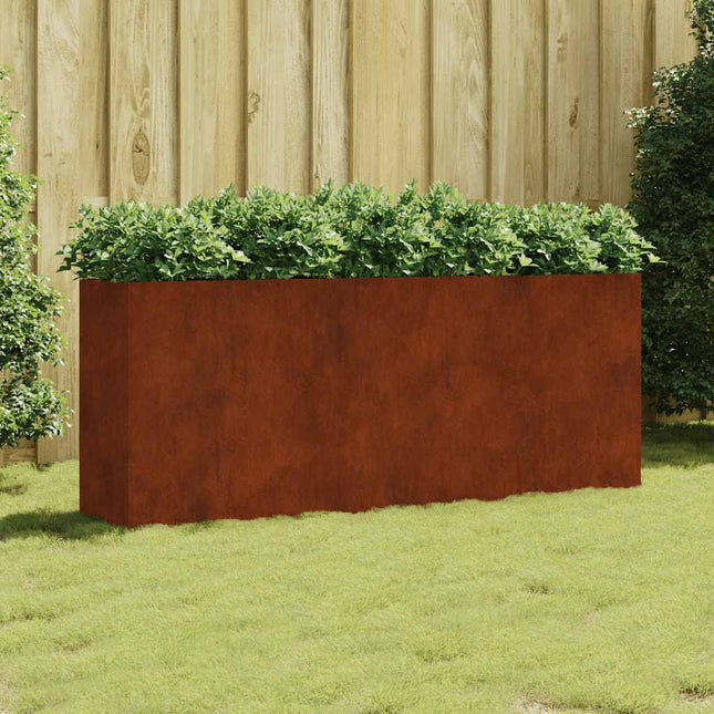 højbed 200x40x80 cm cortenstål